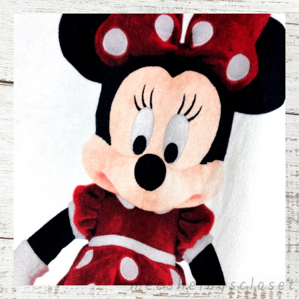 Disney Parks Plush Fleece Minnie Mouse Sweatshirt - Picture 4 of 7
